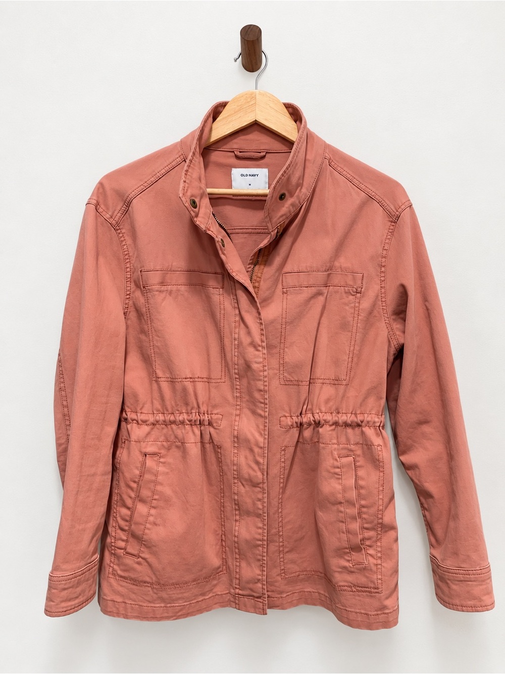 Old Navy Dusty Rose Utility Field Jacket Size M